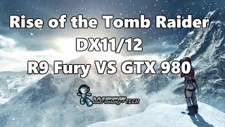 Rise of the Tomb Raider DX12 R9 Fury VS GTX 980