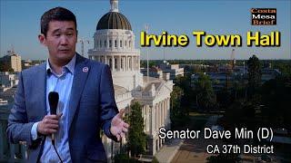 Senator Dave Min Irvine Town Hall Meeting