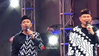 Momen cak kontong ikut kampanye di banyuwangi.