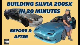 199 Garage Built : 200SX SILVIA 20 MINUTES CAR TRANSFORMATION FROM MALAYSIA #BUILTNOTBOUGHT