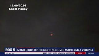 Strange drones spotted over Maryland, Virginia