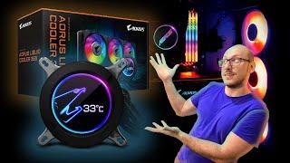 LIQUID COOLING LINDO! Instalamos o AORUS LIQUID COOLING 360 em nossa bancada de testes!