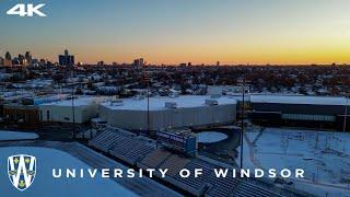 University of Windsor Campus Drone Tour (Winter)