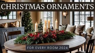 TOP 5 Christmas Ornaments for Every Room: Bold Elegance Decorating Ideas 2024