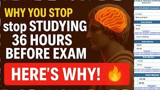 Why Mental Rest Beats Last-Minute Revision | UPSC CSE Prelims 2025
