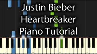 Justin Bieber - Heartbreaker Tutorial (How To Play On Piano)