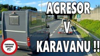 Agresivní karavanista ! Kruháč protisměre, ZIP podle Prahy - Dashcam kompilace #184