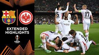 Barcelona vs. Eintracht Frankfurt: Extended Highlights | Quarter Final - 2nd Leg | CBS Sports Golazo