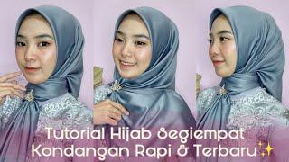 TUTORIAL HIJAB SEGI EMPAT KONDANGAN RAPI DAN TERBARU @SreezyAnugrahR