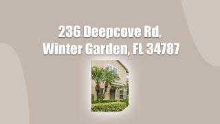 Deniz Realty Partners Listing: 236 Deepcove Road, Winter Garden, FL 34787