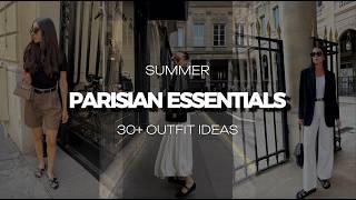 30+ FRENCH WARDROBE ESSENTIALS To Achieve Effortless Parisian Summer Style