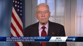 Sen. Chuck Grassley pushes FBI on Hunter Biden’s business dealings