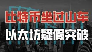 比特币BTC再坐过山车暴跌2000点，以太坊ETH冲高回落又来假突破？