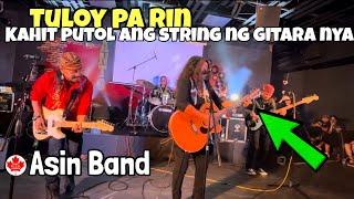 ASIN BAND naputulan ng String ng gitara | Winnipeg Manitoba | Kanto Bar