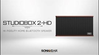 SONICGEAR STUDIOBOX 2-HD HI-FIDELITY HOME BLUETOOTH SPEAKER