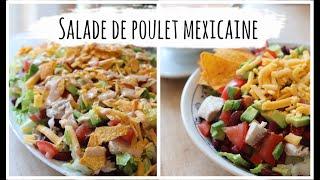 Recettes  : Salade de poulet mexicaine