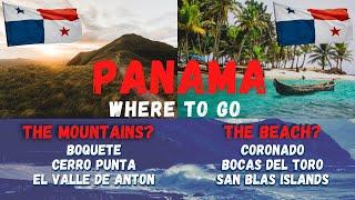 Travel to Panama  Best places: Boquete, Coronado, Bocas del Toro, San Blas Islands, El Valle, etc.
