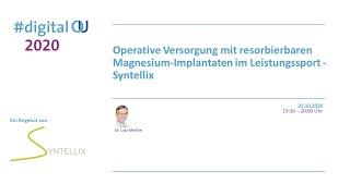 Operative Versorgung mit resorbierbaren Magnesium-Implantaten im Leistungssport - Syntellix