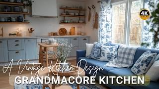 Nostalgic Grandmacore Kitchen Decor Ideas: A Cozy Vintage-Inspired Kitchen Design