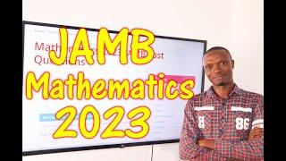 JAMB CBT Mathematics 2023 Past Questions 1 - 20