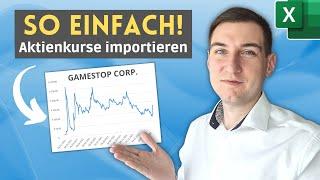 Excel Aktienkurse importieren - Aktiendepot verwalten!  [Dashboard, Portfolio, ETF, Diagramm]