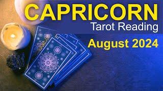 CAPRICORN TAROT READING "MAKING A BIG CAREER CHANGE; PLUS, SETTING HEALTHY BOUNDARIES" August 2024