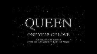 Queen - One Year Of Love (Official Lyric Video)