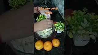 Crispy sooji balls recipe#viral#video#