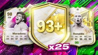 25x CRACKED 93+ ENCORE ICON PICKS  & 96+ SHAPESHIFTERS PACKS! FC 25 Ultimate Team