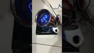 Fuel Meter/Ampere bensin LED angka Digital Persen Universal Motor