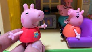 看佩佩豬學英文｜中英文單字｜娃娃屋 故事｜雙語教育｜Peppa Pig Doll House Learn Chinese