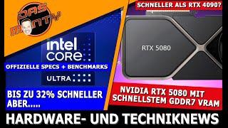 Nvidia RTX 5080 brutal schneller VRAM | Intel Ultra 200 Offiziell | Silent Hill 2 Technik enttäuscht