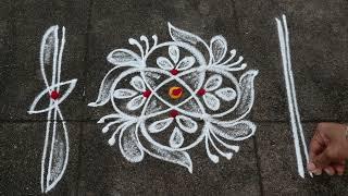 2 min Rangoli Designs 2x2 dots Small Daily MugguluEasy Kolam DesignsSide Border Rangoli Designs