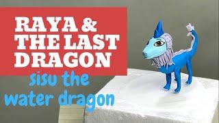 HOW TO MAKE SISU (Water Dragon) OF RAYA AND THE LAST DRAGON CAKE TOPPER