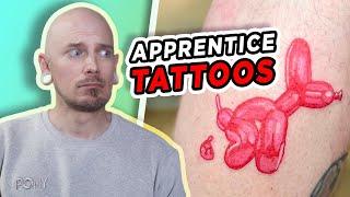 APPRENTICE TATTOOS #16 | Tattoo Critiques | Pony Lawson