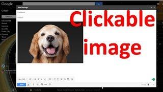 How to send clickable image from Gmail | Image Hyperlink