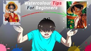 Watercolour Tips For Beginners || How To Use Watercolours.