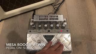 Mesa Boogie V-Twin Demo No Talk Tube Distortion Pedal