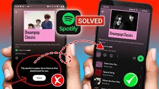 Paano Ayusin ang Spotify Ang Playlist na ito ay Walang laman |  Walang laman ang Spotify Playlist!