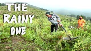 RAINY DAY OUTSIDE TRAIL BUILDING // Trail Building by Hand