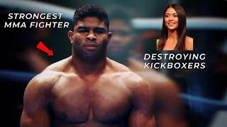 Strongest MMA Fighter Destroying Kickboxers - Alistair Overeem