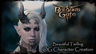 BALDUR'S GATE 3 || Beautiful Tiefling [Original Character #306] - Female Character Creation