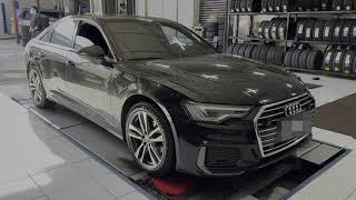 아우디 A6 미쉐린 윈터 타이어 장착 미쉐린 파일럿 알파인 5 윈터타이어 Audi A6 with Michelin Pilot Alpin 5 winter tires