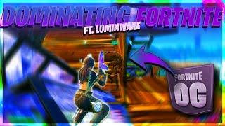 DOMINATING Fortnite RELOAD with CHEATS! | ft. LuminWare