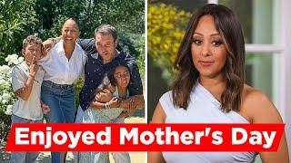 Tamera Mowry Enjoys Mother's Day With Her Adorable Two Kids