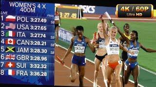 Women's 4x400m FINAL　World Relays  Yokohama 2019 4K