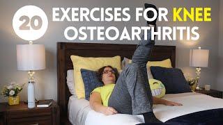 #136 Get Rid of Knee Arthritis Pain! 20 Simple Home-Based Exercises