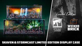 Limited Edition Warhammer Age of Sigmar: Skaventide display cases from Wicked Brick