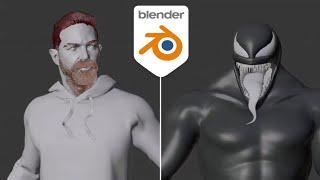 Transform into Venom Animation in Blender