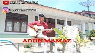 anak SMK cover adu MAMAE .Karlos Simbolon fingerstyle cover